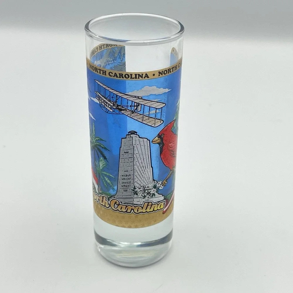 Vintage 2006 North Carolina Souvenir Shot Glass‎ 4